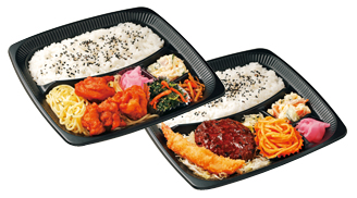 お弁当使用例（塩バター/ナポリタン）