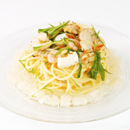 海の幸の冷製パスタ
