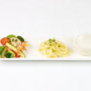 10種類の野菜とバーニャカウダソースの冷製パスタ